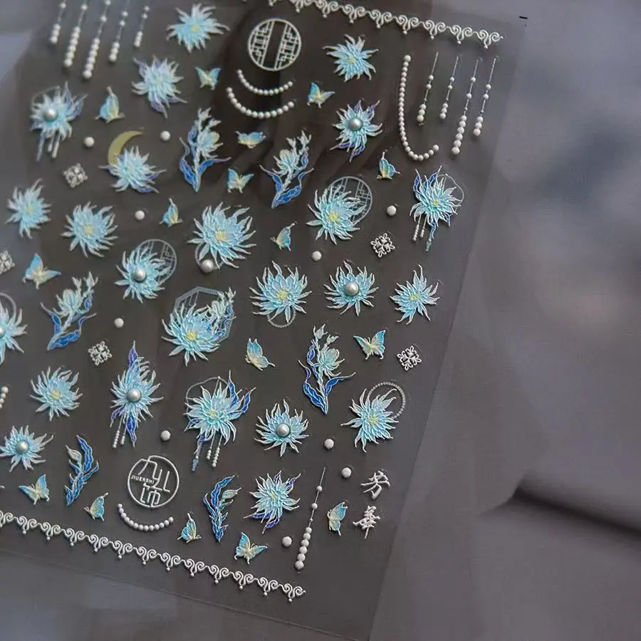 2528-maia00047-Samolepky-na-nehty-Modr-sen-