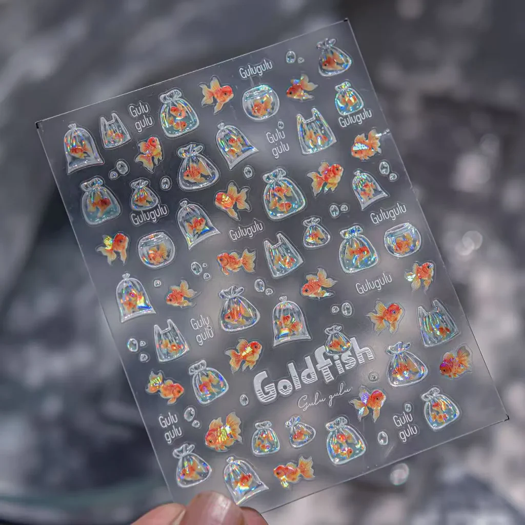 2563-maia00085-Samolepky-na-nehty-Zlat-rybi-ky-