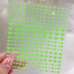 2570-maia00092-Samolepky-na-nehty-Zelen-srd-ka-