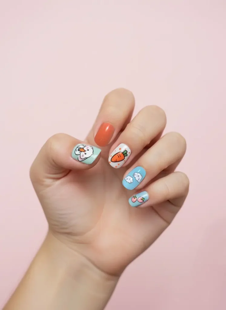 1455-0040-CM128-NailArt-d-tsk-nehty-Zaj-ek-a-mrkev-