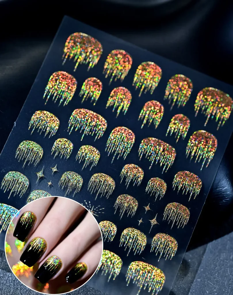 2702-ny0027-Samolepky-na-nehty-Zlat-Zimn-Kapky