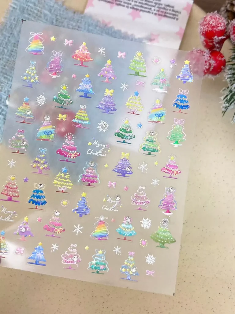 2716-ny0041-Samolepky-na-nehty-Duha-Galaxie-v-Jehli-