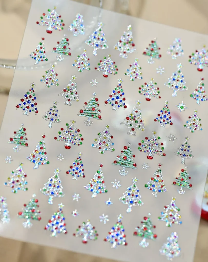 2741-ny0066-Samolepky-na-nehty-K-i-lov-Ozdoben-Stromky